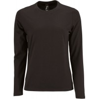 T-SHIRT SRA M/COMP IMPERIAL LSL WOMEN PRETO 